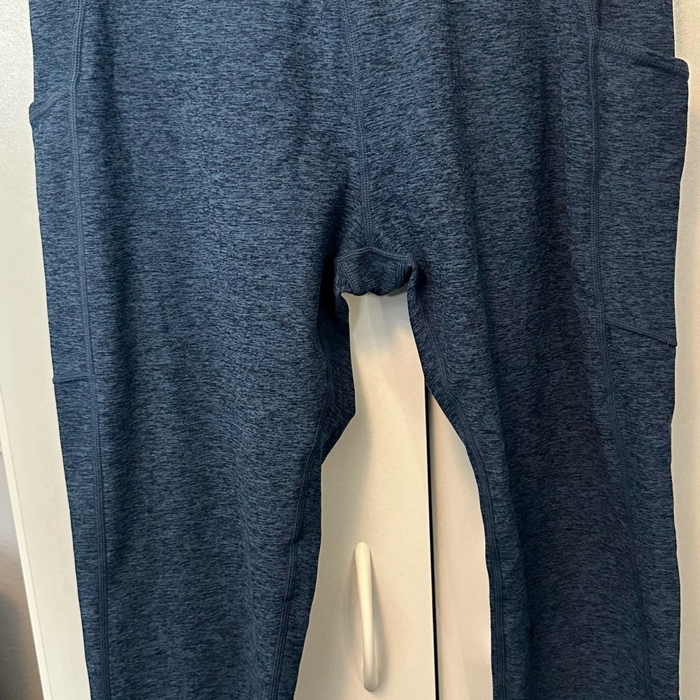 Kirkland Signature Blue Leggings with Side Pockets